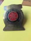 early AMERICAN CREDIT INDEMNITY St. Louis large advertising brass paper clip  — photo 2