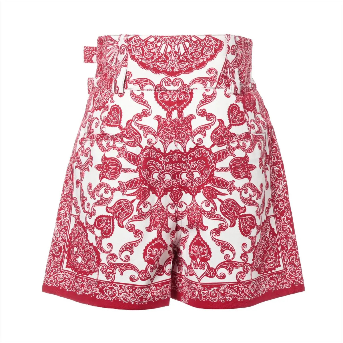 Christian Dior - ディオール/クリスチャンディオール I 40 - Christian Dior Cotton Short pants I40 Ladies' Red x white