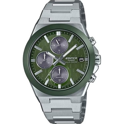 Casio Edifice EFS-S650YD-3AJF | Solar Green Dial Date | Men's Watch Japan