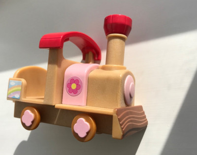 Sylvanian Families Baby Choo Train 4824 Replacement Spare Brown Red Pink Toy