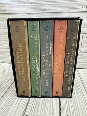 Henry James Complete Biography Leon Edel 5 Vol Box Set 1978 Discus Avon