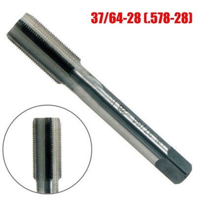 37/64-28 TPI HSS Schnellarbeitsstahl Rechtsgewindebohrer Metallbearbeitung Tool