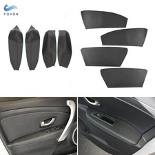 For Renault Fluence 11-17 Interior Door Panels Door Armrest Leather Cover Trim