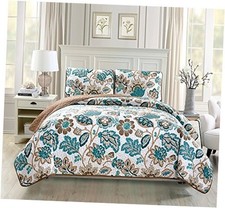 Fancy Collection 3pc Oversize Quilted Coverlet Bedspread Set New