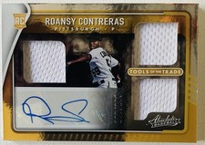 2022 Panini Absolute Tools of the Trade 3 Swatch Auto Roansy Contreras #’/199 RC