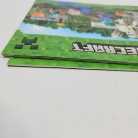 Lego Minecraft Instruction Manuals 21113 The Cave Rare 21123 Iron Golem Set