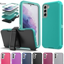 For Samsung Galaxy S21 Shockproof Hybrid Case Heavy Duty Cover With Belt Clip
