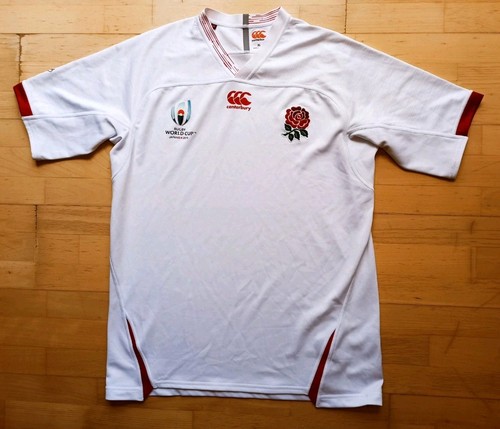 Canterbury England Rugby Jersey Shirt White 2019 WC World Cup Sz. XL