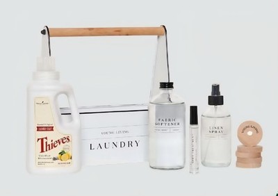 New Young Living Thieves Laundry Caddy Bundle Collection Set