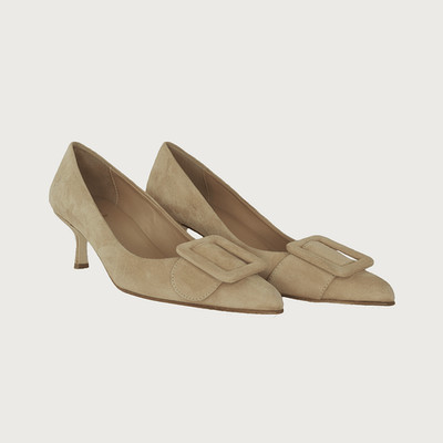 andrea carrano MILK CAMEL SUED, Damen Pumps, Gr. 39, Wildleder