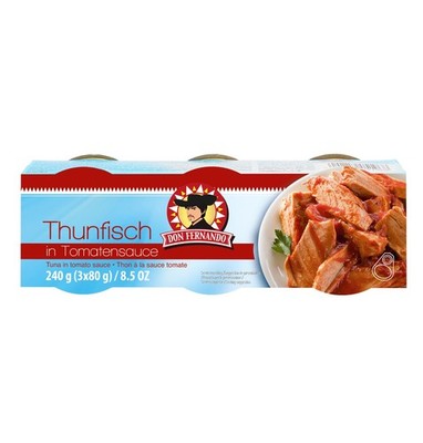 Thunfisch in Tomatensauce 240g (3x80g) für Salat, Pasta, Wraps