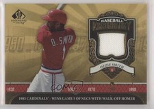 2006 SP Legendary Cuts Baseball Chronology Materials Ozzie Smith #BC-OS HOF 04br