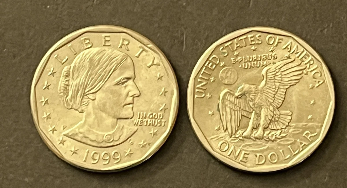 Circulated 1999 Susan B Anthony Dollars (1979-1981, 1999) for sale
