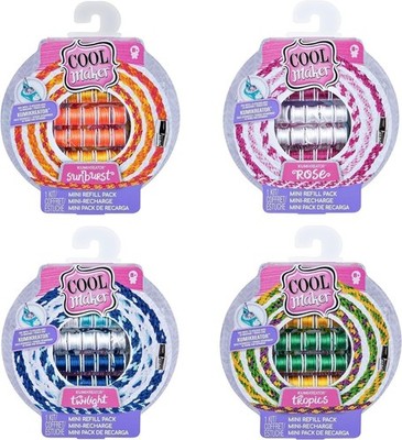 KumiKreator 4-Pack (128 Spools) Bead & Braider Friendship DIY Necklace Bracelet