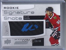 2018 Engrained Rookie Signature Shots Blue 15/49 Dylan Sikura #RSS-DS Auto 02sw