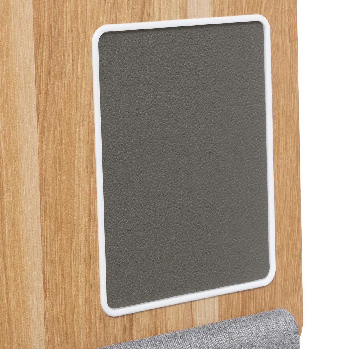 Support ordinateur Athome 55cm naturel en bois pour bureau - 3
