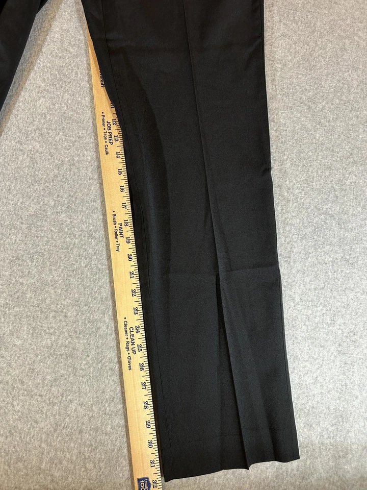 Pantalones elásticos de lana de alto rendimiento negros 34x32 Lauren Ralph Lauren para hombre Foto 3 de 4