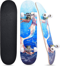 Skateboards for Girls Beginners Kids Teens Ad...