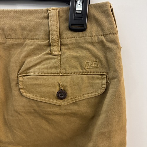American Eagle Pants Men's 30x32 Tan Flex Original Straight Flat Front - A19 - Picture 2 of 8