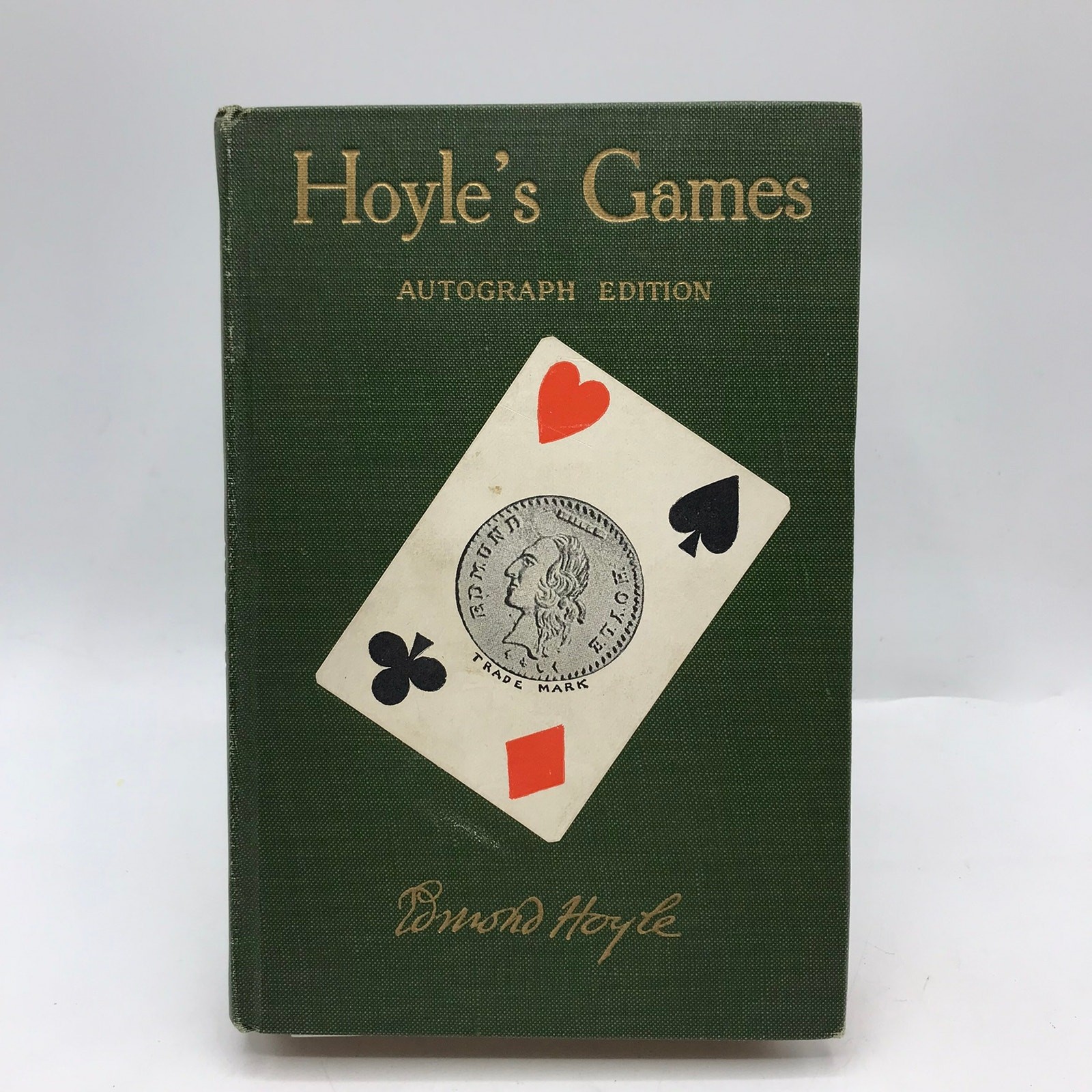 Hoyles Games Autograph Edition Edmond Hoyle How To Board Games Reference 1926