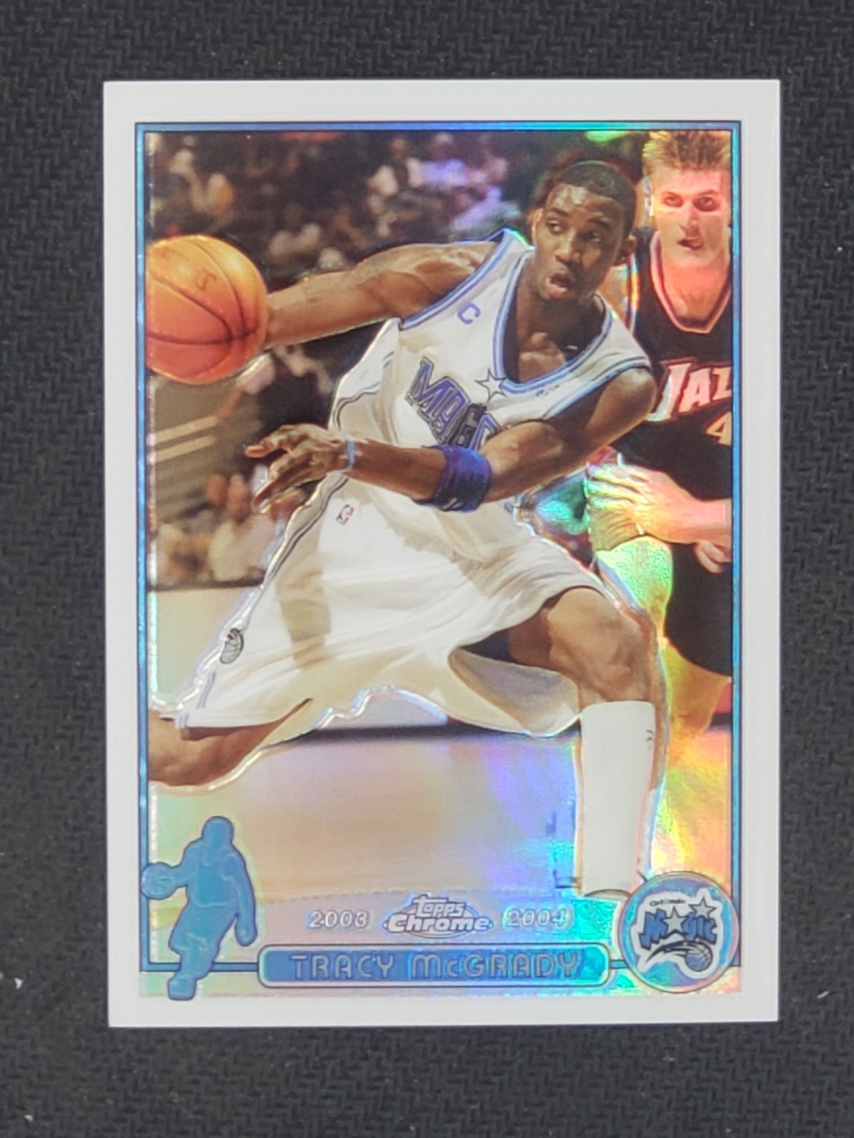 2003-04 Topps Chrome Refractor #1 Tracy McGrady Orlando Magic HOF
