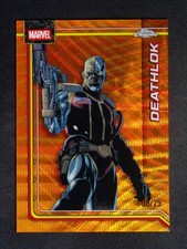 2026 Topps Chrome Marvel Comics Deathlok #109 Orange Wave Refractor /25