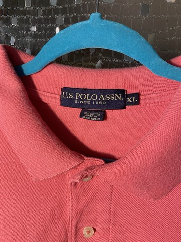 Polo Ralph Lauren uomo XL manica corta polo rosa salmone - Foto 5 di 14