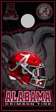 alabama helmet 887  SINGLE WRAP  cornhole board vinyl wraps