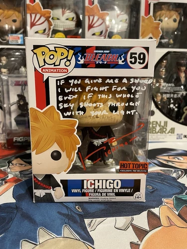 Funko Pop! Vinyl: Bleach - Ichigo Kurosaki #59 Hot Topic Pre Release Signed
