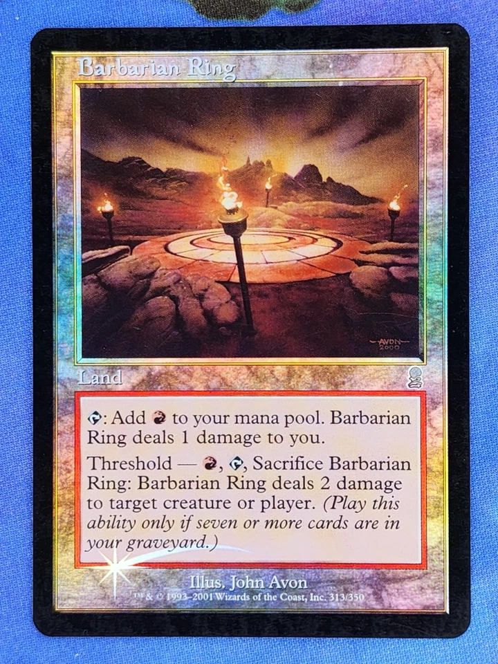 1x FOIL Barbarian Ring, NM/LP, Odyssey (ODY), Magic: the Gathering, MtG - Image 3 of 4