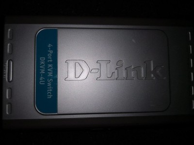 D-Link 4-Port KVM Switch DKVM-4U, gebraucht, ohne Kabel