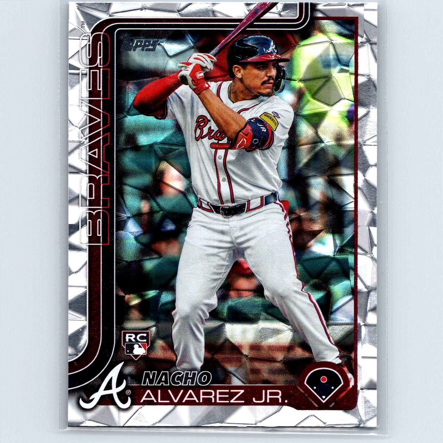 2025 Topps Nacho Alvarez Jr. #223 Diamante Foil Atlanta Braves