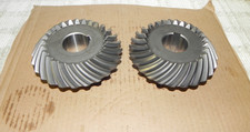 Pair Browning Link-Belt 37 Spiral Miter Gears 1-7/16" Bore B/L 4.00 Set