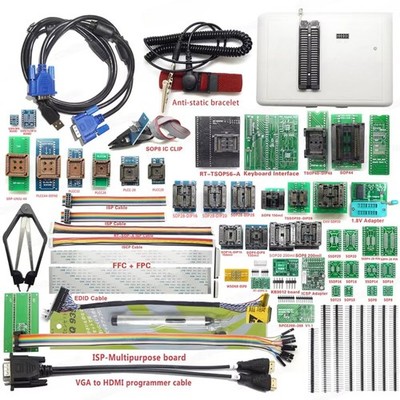 Super Combination Universal IC Programmer RT809H with 51 Adapters TSOP56