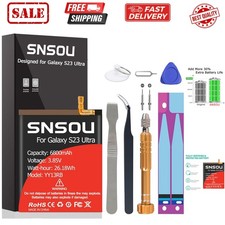 Galaxy S23 Ultra Battery, 2024 Upgraded 6800mAh EB-BS918ABY Li-Polymer Batter...