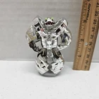 Rock Lords SLIMESTONE Silver Go Bots  Action Figure - Vintage 1986 Tonka Bandai