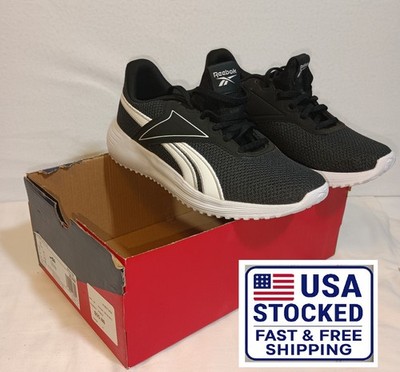 Women s Size 10 Black White Lite 3.0 GY0156 Lightweight Running Sneaker Reebok