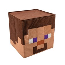 Disguise Steve Headpiece Minecraft Block Head Costume 119799