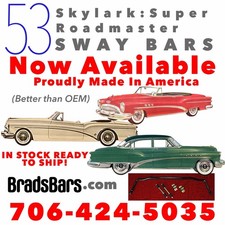 1953 Buick Skylark Super Roadmaster Improved Performance Sway Bar