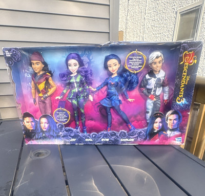 Disney Descendants 3 Collector Edition 11'' Doll 4-Pack Mal Evie Jay Carlos