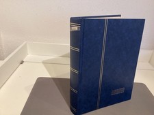 Album francobolli album da infilare Lindner DIN A4 60 pagine bianco usato