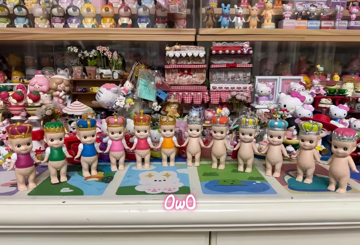 Sonny Angel 2008 Crown Series 12 Basic Figure Set Rare Vintage MSG