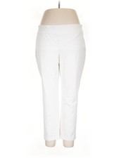 Fabulously Slimming by Chico's Women Ivory Active Pants L