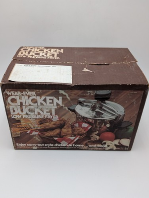 #ad Wear Ever 6Quart Chicken Bucket 90024 ow Pressure Cooker Fryer Vintage Made USA $103.46