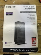 NETGEAR C3700 N600 Dual Band Cable Modem Router   High-Speed WiFi