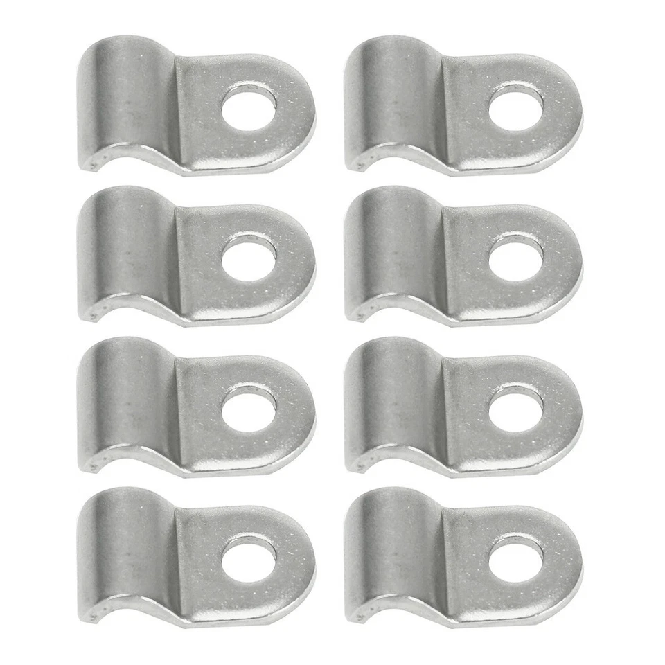 Replacement Clip Brake Line Clamps Stainless Steel Clips Street Rod Clip - Image 3 of 4
