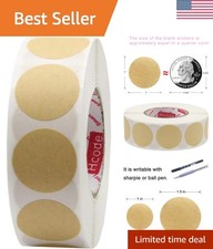 Permanent Adhesive 1 Inch Color Coding Labels - Ideal for Pricing  Organization