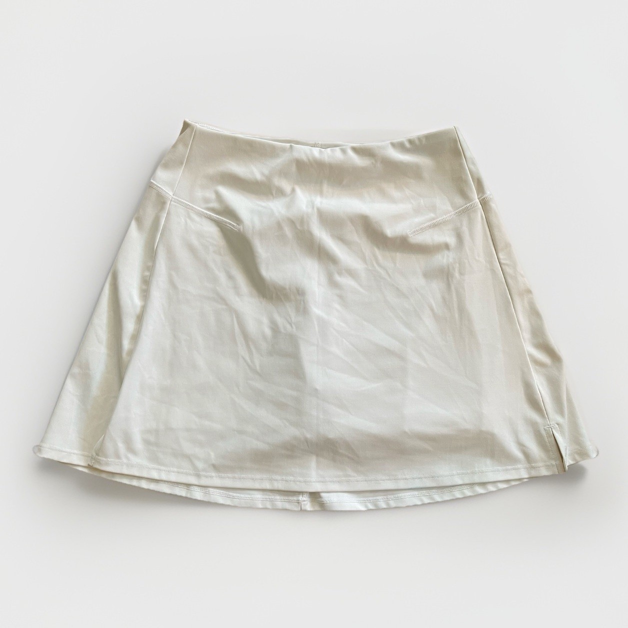 Old Navy Active XS Powersoft White Skort Extra High Rise Go Dry Pocket Gym EUC