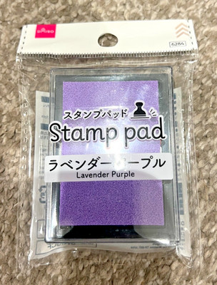 Daiso Japan Stempelkissen Lavendel Lila Versiegelt Handwerk Sammelalbum Planer