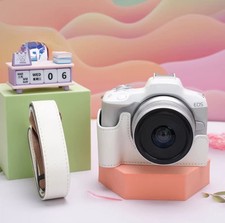 For Canon EOS m50 m50II Camera Bag Leather Dock Case Base Protection Cover Shell